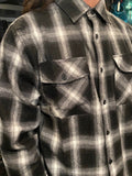 Black & White Mens Flannel
