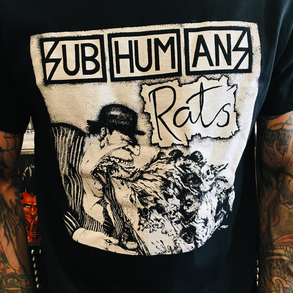 Subhumans Rats Band Tee – DeadRockers
