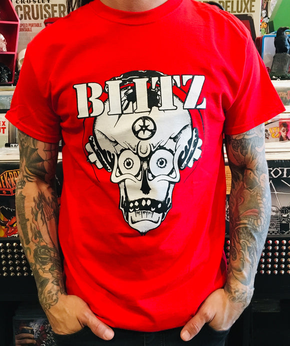 Blitz Red Skull Shirt