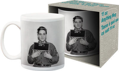Elvis Mug Shot Coffee Mug - DeadRockers