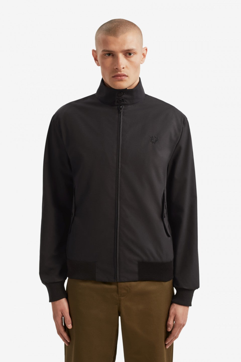 Fred Perry Black Harrington Jacket (Made in England) – DeadRockers