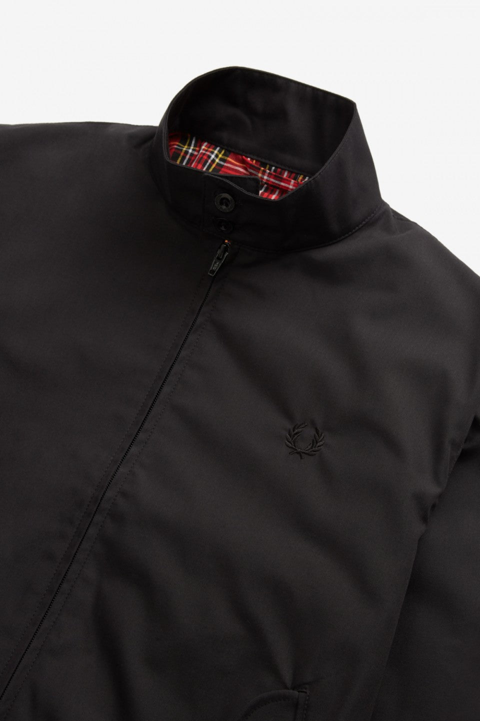 Fred Perry Black Harrington Jacket (Made in England) – DeadRockers