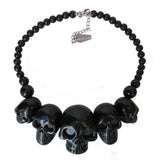 Black Skulls Necklace