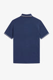 Fred Perry Polo French Navy / Snow White / Navy