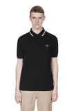Fred Perry Twin Tipped Polo Black / White