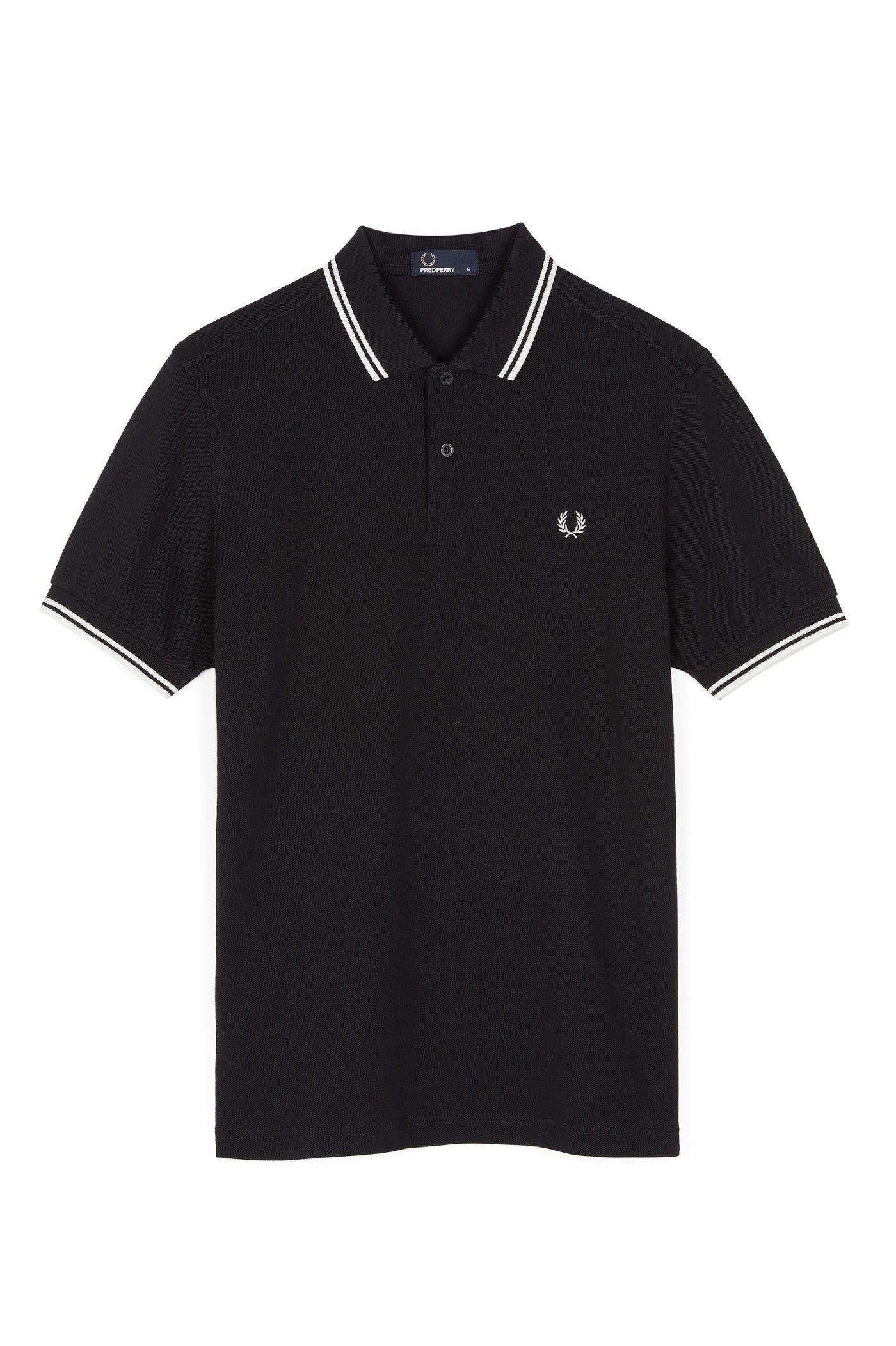 トップス FRED PERRY Twin Tipped Ribbed Polo Shirt Fred Perry Twin Tipped Polo Shirt - Oxblood / Ecru