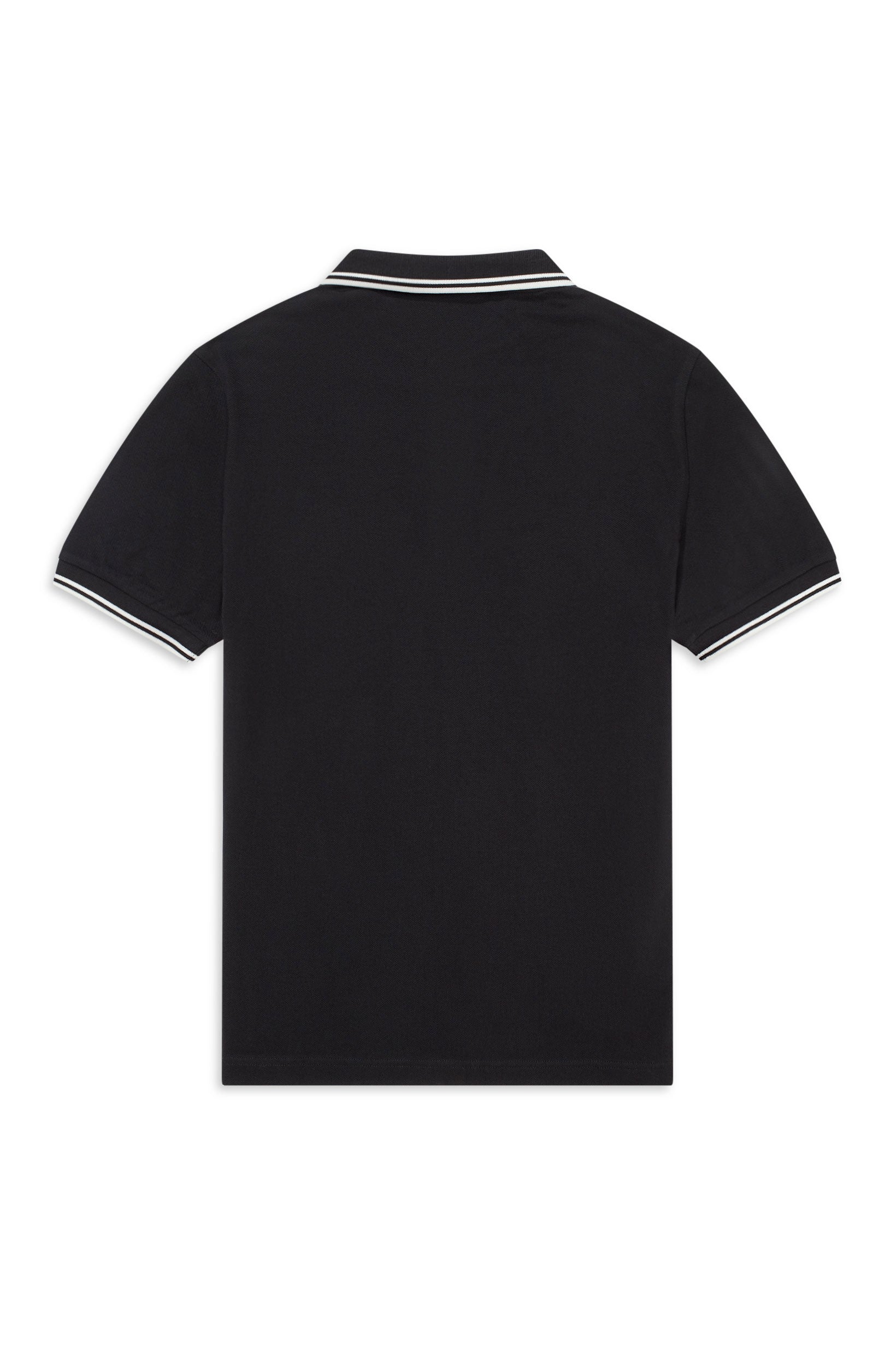 Fred Perry Twin Tipped Polo Black / White – DeadRockers