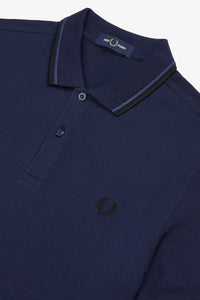 Fred Perry Polo Carbon Blue / Midnight Blue / Black