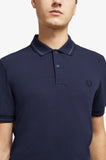 Fred Perry Polo Carbon Blue / Midnight Blue / Black