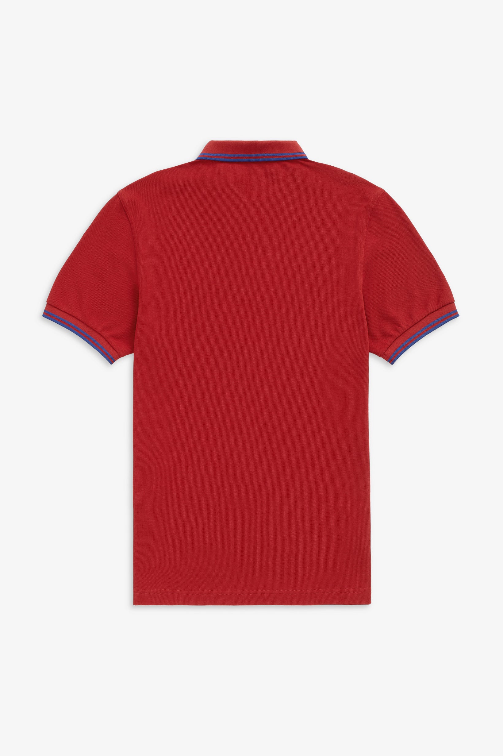 Fred Perry Twin Tipped Polo Deep Red / Cobalt – DeadRockers