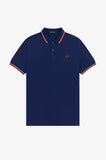 Fred Perry Polo French Navy / Wax Yellow / Washed Red
