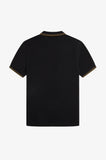 Fred Perry Polo Black / Shadedstone