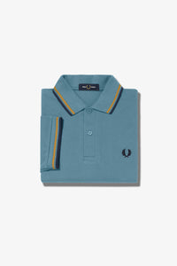 Fred Perry Polo Ash Blue / Golden Hour / Navy