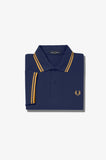 Fred Perry Polo French Navy / Golden Hour