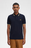 Fred Perry Polo Navy / Ecru / Gold