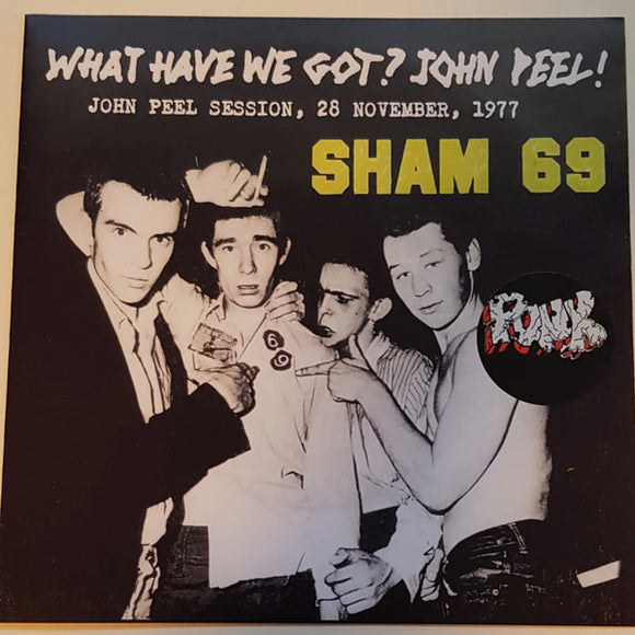 Sham 69 - What Have We Got? John Peel! 7