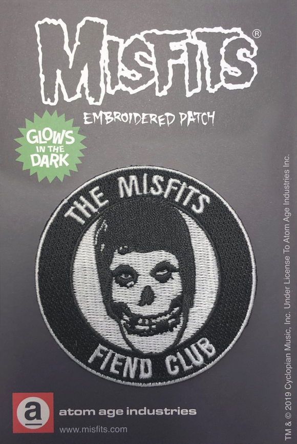 Misfits Fiend Club Glow in the Dark Patch