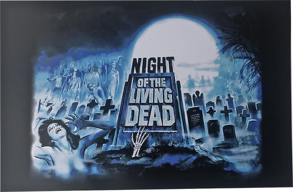 Night of the Living Dead (UK) Silkscreened Poster
