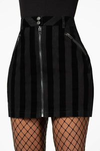 Scallywag Striped Mini Skirt