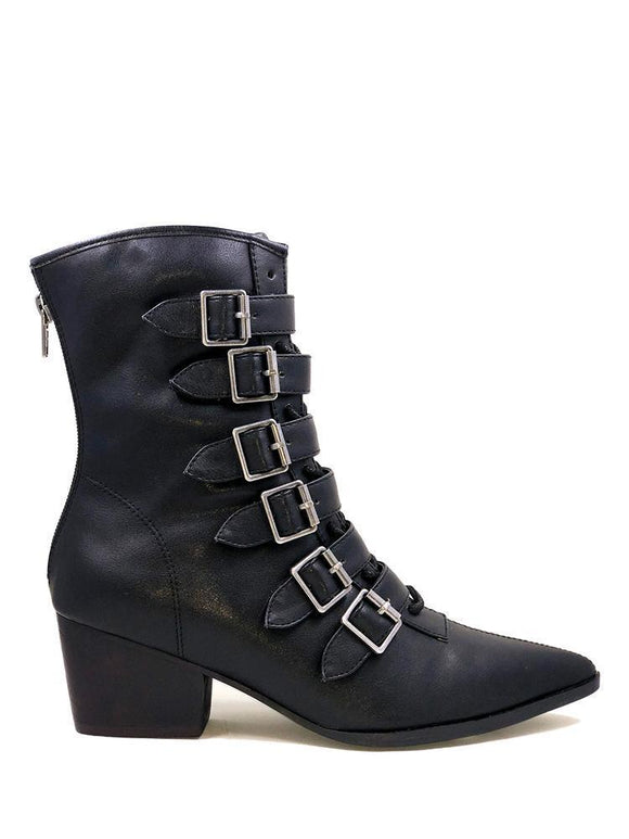 Black Coven Buckle Boot
