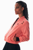 Coral Heart Satin Bomber Jacket - Amy Winehouse LIMITED + LAST ONE!!