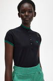 Fred Perry Amy Winehouse Knitted Shirt Black / Green