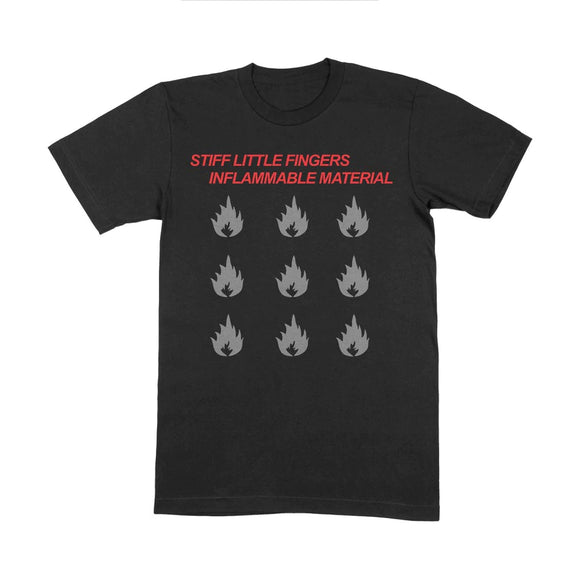 Stiff Little Fingers Inflammable Material Shirt