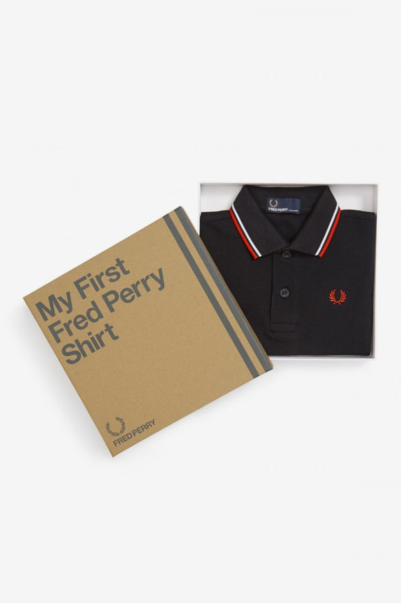 My First Fred Perry Shirt Navy / White / Red