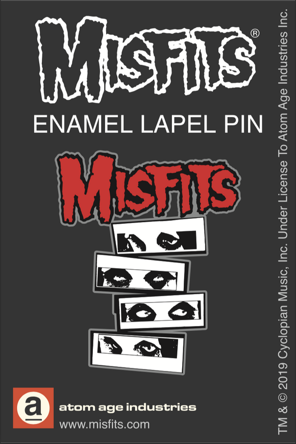 Misfits Fiend Eyes Enamel Pin