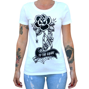 To The Grave Loose Fit Tee