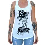 To The Grave Racer Back Tank