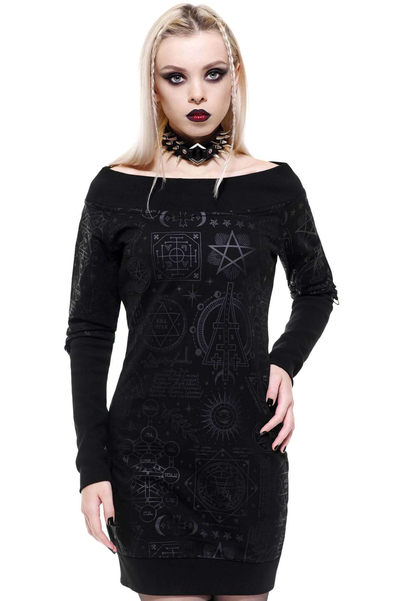 Unholy Sabbath Sweater Dress – DeadRockers
