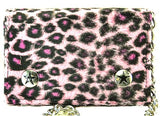 Fuzzy Animal Print Chain Wallet (Various Prints/Colors!)