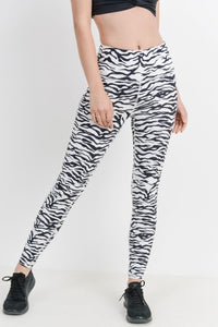 Zebra Babe Active-wear Leggings