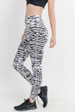 Zebra Babe Active-wear Leggings
