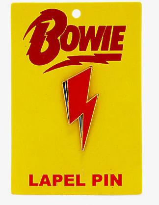 Bowie Bolt Lapel Pin