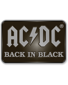 AC/DC Back in Black Enamel Pin