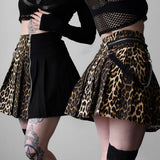 Savage Leopard Mini Skirt