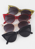 Like a Rolling Stone Rounded Cat Eye Sunglasses