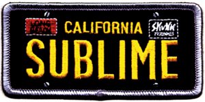 Sublime License Plate Patch