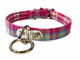 Anarchy in the UK Pink Plaid Choker