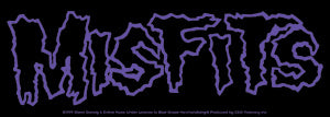 Misfits Purple Logo Sticker
