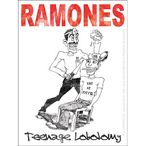 Ramones Teenage Lobotomy Sticker