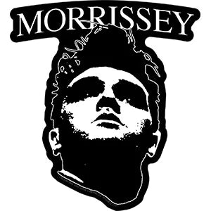 Morrissey B&W Face Sticker