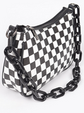 Pick It Up Checkered Crossbody Bag
