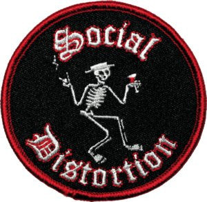 Social Distortion Skeleton Patch