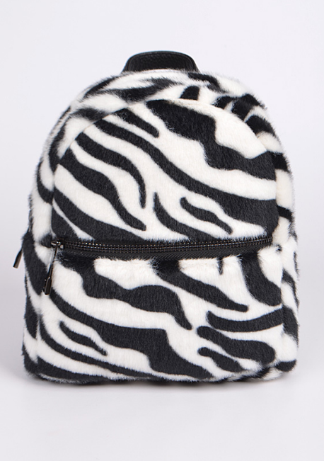 furry mini backpack forever 21 Fuzzy Zebra Mini Back Pack – DeadRockers